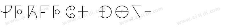 Perfect DOS字体转换